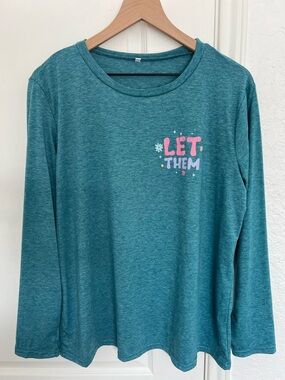 Let Them! New Attitude, New Vibe Long Sleeve Tee | XXL